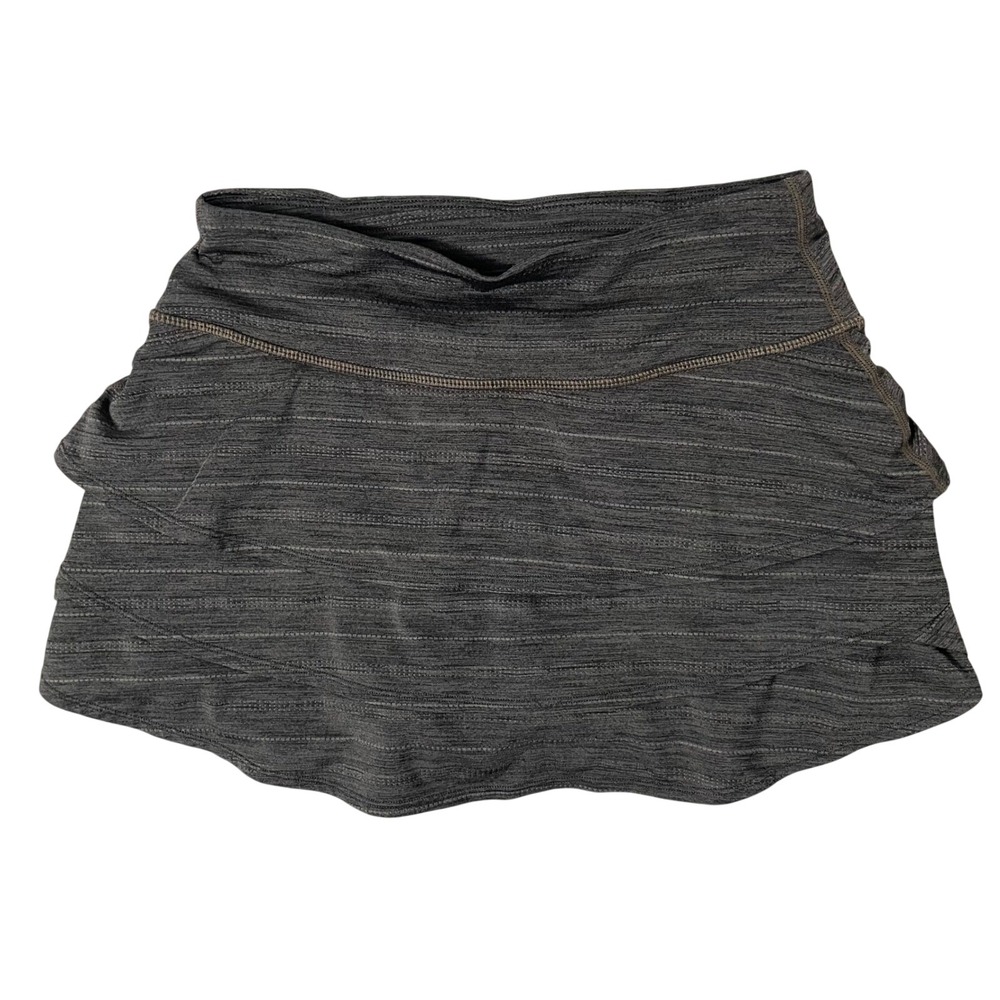 Athleta Skort Women Small Gray Built-in Shorts Athletic Skirt Activewear Tennis‎